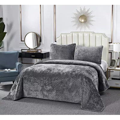 Покрывало Sofi De Marko “Патрисия” (серая), 160x220