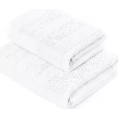 Махровое банное полотенце Verossa “Milano” (белый), 70х140