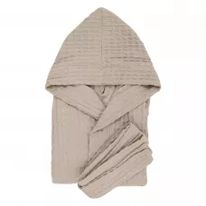 Халат вафельный детский Sofi de Marko “Sunny” беж (104-116)