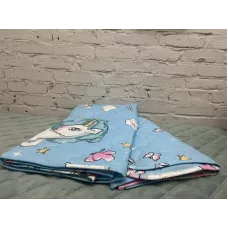 Покрывало Волшебная Ночь Junior "Rainbow unicorn" (поплин), 145х200