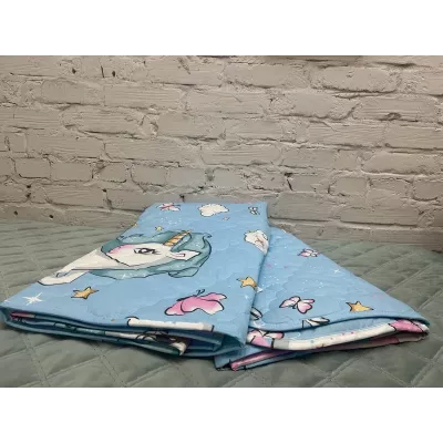 Покрывало Волшебная Ночь Junior "Rainbow unicorn" (поплин), 145х200