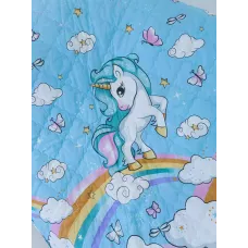 Покрывало Волшебная Ночь Junior "Rainbow unicorn" (поплин), 145х200