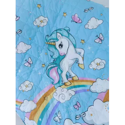 Покрывало Волшебная Ночь Junior "Rainbow unicorn" (поплин), 145х200