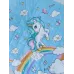 Покрывало Волшебная Ночь Junior "Rainbow unicorn" (поплин), 145х200