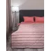 Комплект с одеялом DonCotton "Вареный хлопок" (полоса коралл), евро