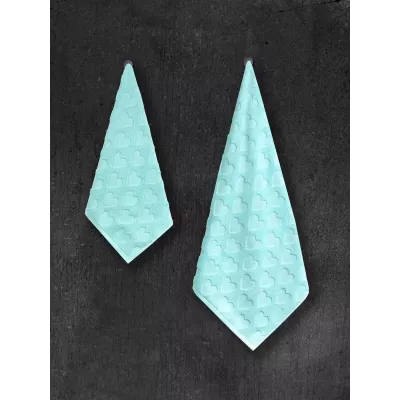 Махровое полотенце Sofi De Marko “Love” (ментол), 70х140