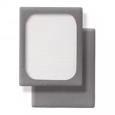 Простыня однотонная на резинке "Verossa" stripe (Gray), 160х200х30