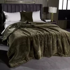 Плед меховой Sofi de Marko “Ричард” (кофе), 210x230