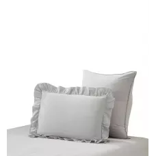 Комплект постельного белья Karteks "Вареный жаккард с рюшей" VJ-04, двухспальный