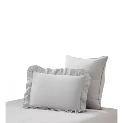 Комплект постельного белья Karteks "Вареный жаккард с рюшей" VJ-04, двухспальный