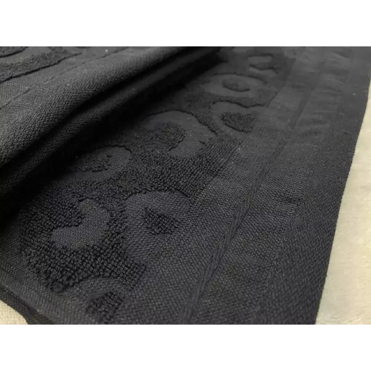 Махровое полотенце Sofi De Marko “Tiger” (черное), 100x150