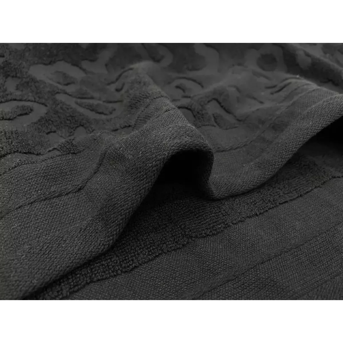 Махровое полотенце Sofi De Marko “Tiger” (черное), 100x150