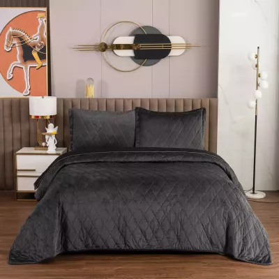 Покрывало Sofi De Marko “Деметра” (черная), 240x260