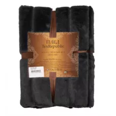 Плед TexRepublic "Кролик" темно-серый, 200х220