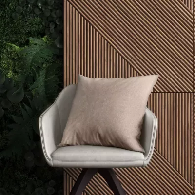 Декоративная наволочка "Волшебная ночь" какао, 40х40