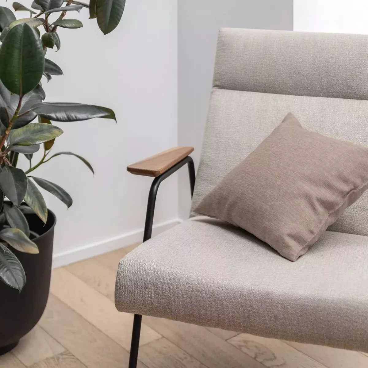 Декоративная наволочка "Волшебная ночь" какао, 40х40