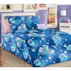 Комплект постельного белья Бамбино “Океан”, ясельное