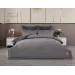 Комплект с одеялом KAZANOV.A Lindor Fluffy графит (египетский хлопок-велюр), евро