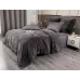 Комплект с одеялом KAZANOV.A Lindor Fluffy графит (египетский хлопок-велюр), евро