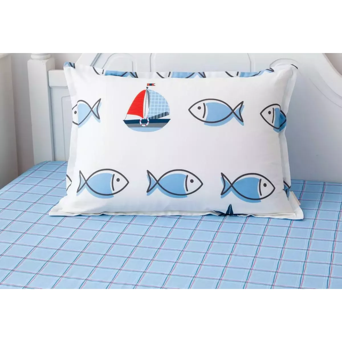 Комплект постельного белья Sofi De Marko “Морские рыбки”, 1.5 спальный