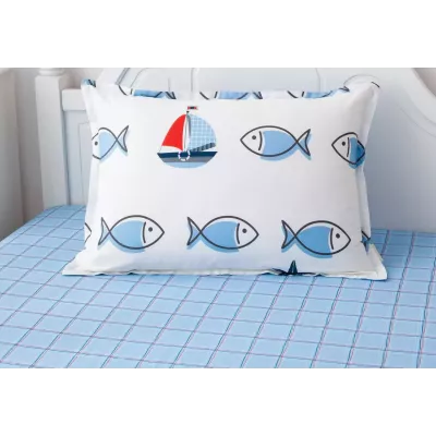 Комплект постельного белья Sofi De Marko “Морские рыбки”, 1.5 спальный