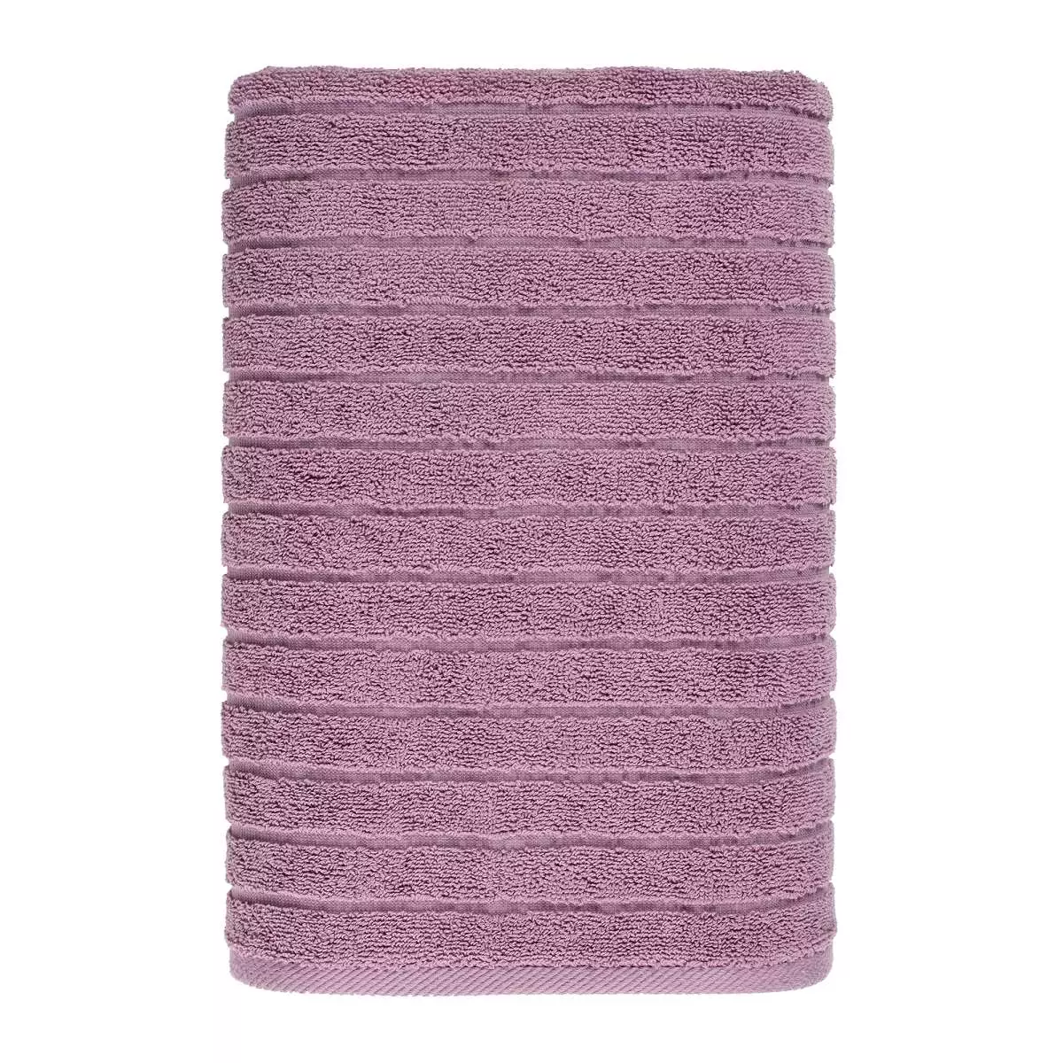 Махровое банное полотенце Волшебная ночь ”Wave” (Сиреневый вереск), 70х140