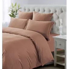 Комплект постельного белья Karteks "Сатин однотонный" SKO-026, двухспальный