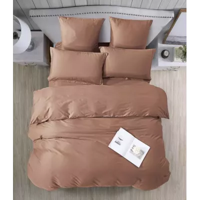 Комплект постельного белья Karteks "Сатин однотонный" SKO-026, двухспальный