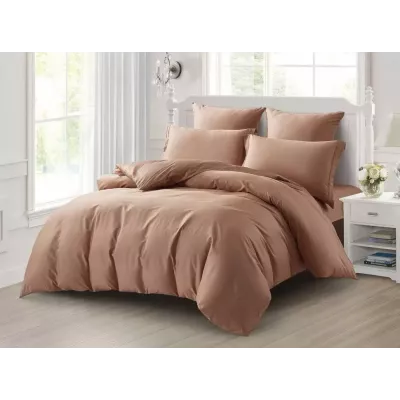 Комплект постельного белья Karteks "Сатин однотонный" SKO-026, двухспальный