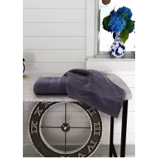 Махровое лицевое полотенце Sofi De Marko “Velnes” (антрацит), 50х90