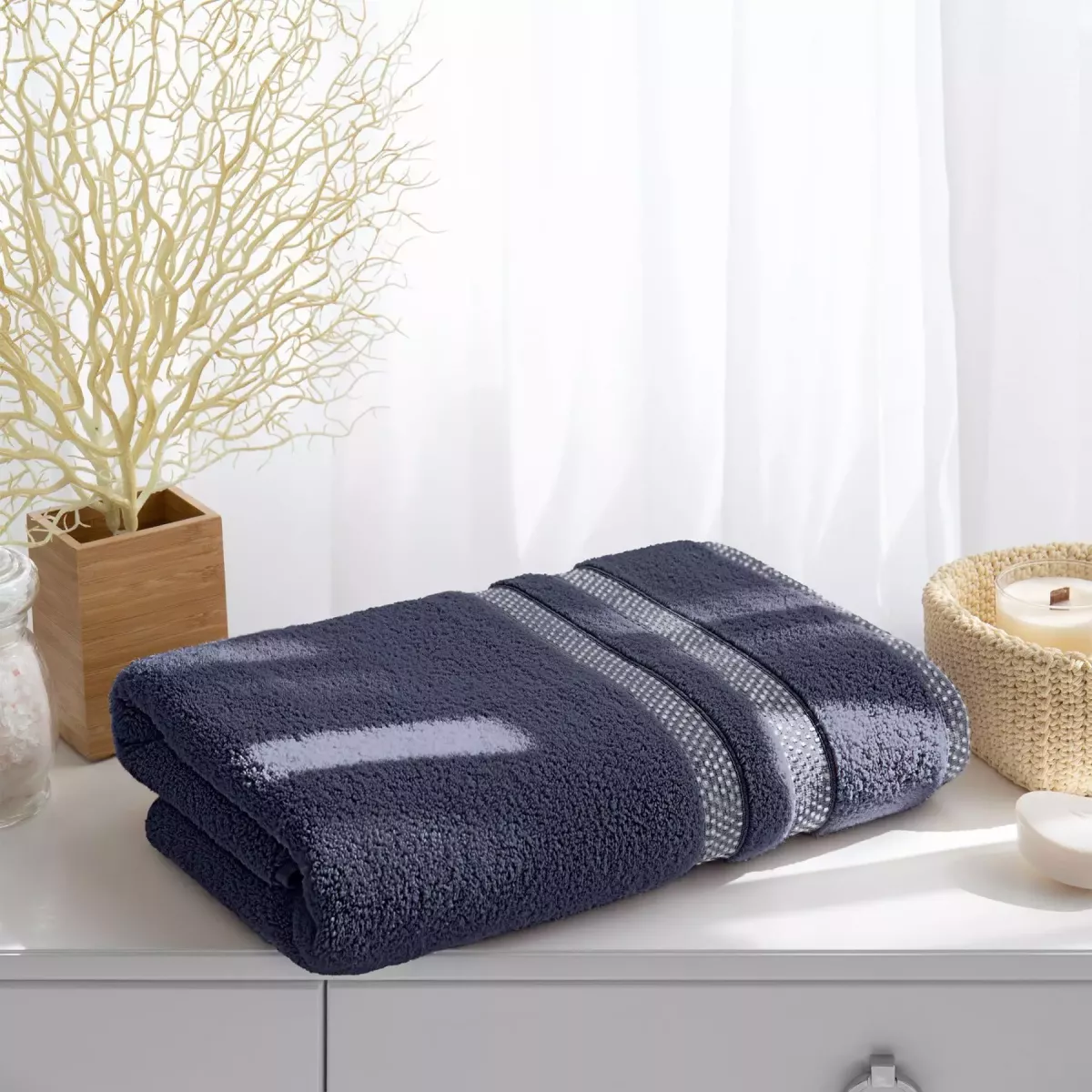 Махровое лицевое полотенце Verossa “Charme” (Маренго), 50х90