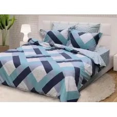 Комплект постельного белья Karteks "Сатин печатный" КВ-450.1, евро