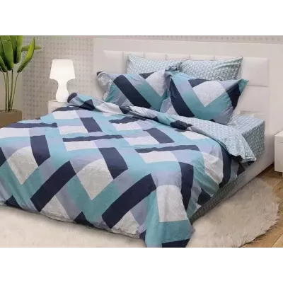 Комплект постельного белья Karteks "Сатин печатный" КВ-450.1, евро