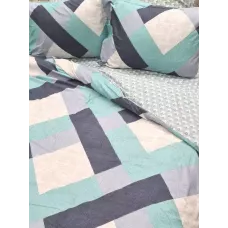 Комплект постельного белья Karteks "Сатин печатный" КВ-450.1, евро