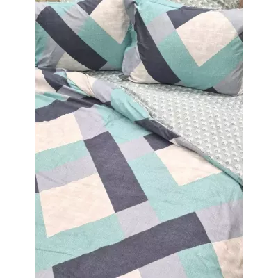 Комплект постельного белья Karteks "Сатин печатный" КВ-450.1, евро