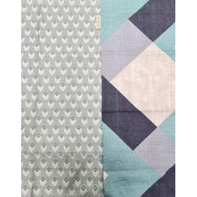 Комплект постельного белья Karteks "Сатин печатный" КВ-450.1, евро