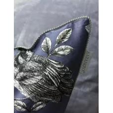 Комплект с одеялами Kazanov.a “Фазан” графит/бежевая платина (египетский хлопок-велюр), семейный