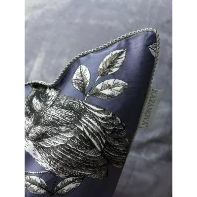 Комплект с одеялами Kazanov.a “Фазан” графит/бежевая платина (египетский хлопок-велюр), семейный