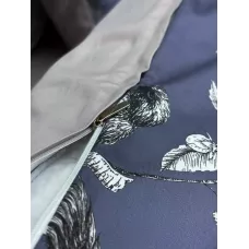 Комплект с одеялами Kazanov.a “Фазан” графит/бежевая платина (египетский хлопок-велюр), семейный