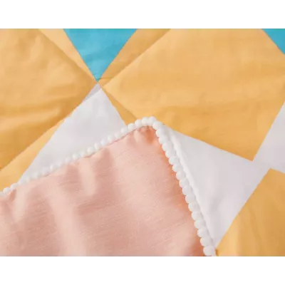 Комплект с одеялом Sofi De Marko "Ромбики" (цветные), 1.5 спальный