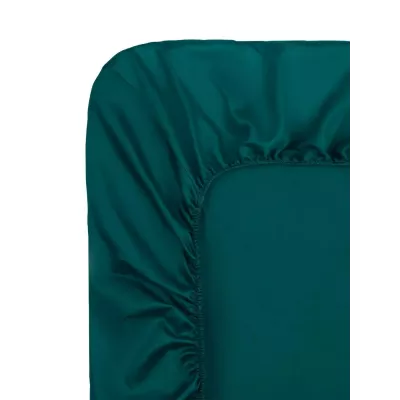 Простыня однотонная на резинке Sofi De Marko "Мармис" (малахит), 160х200х30