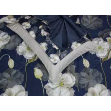 Комплект с одеялом KAZANOV.A. Жанет Egypt Cotton (индиго бежевый) 1,5 спальный