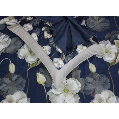 Комплект с одеялом KAZANOV.A. Жанет Egypt Cotton (индиго бежевый) 1,5 спальный