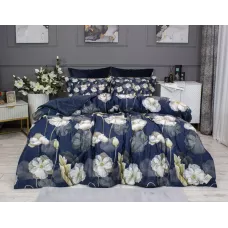 Комплект с одеялом KAZANOV.A. Жанет Egypt Cotton (индиго бежевый) 1,5 спальный