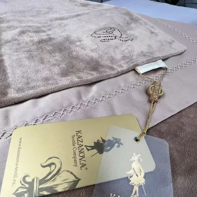 Комплект с одеялом KAZANOV.A Lindor Premium капучино (египетский хлопок-велюр), евро