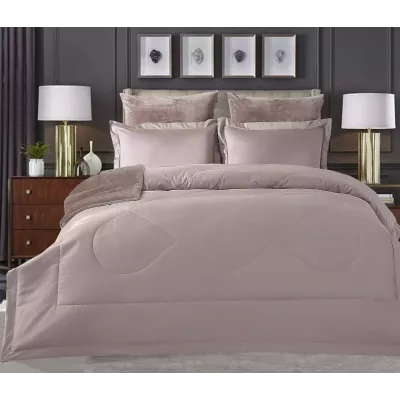 Комплект с одеялом KAZANOV.A Lindor Premium капучино (египетский хлопок-велюр), евро