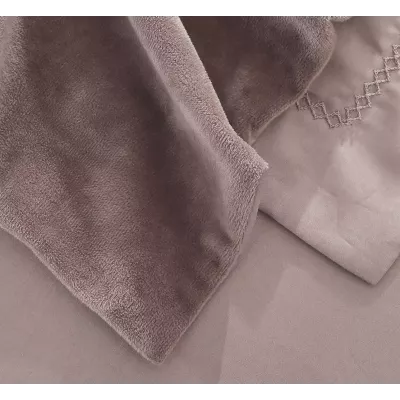 Комплект с одеялом KAZANOV.A Lindor Premium капучино (египетский хлопок-велюр), евро