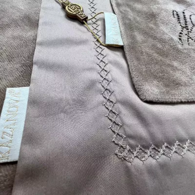 Комплект с одеялом KAZANOV.A Lindor Premium капучино (египетский хлопок-велюр), евро