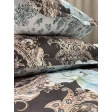 Комплект с одеялом KAZANOV.A Nano Cotton Air “Беатрис” (трюфель молоко), евро