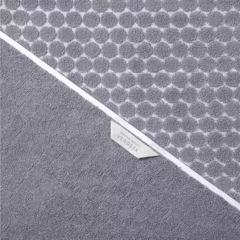 Набор полотенец Verossa "Dots tactille" Графит/Белый, 50х90 и 70х140